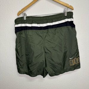 Nike Olive Green Sports Shorts